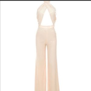 COPY - House of CB jumpsuit. Ties around the neck.
